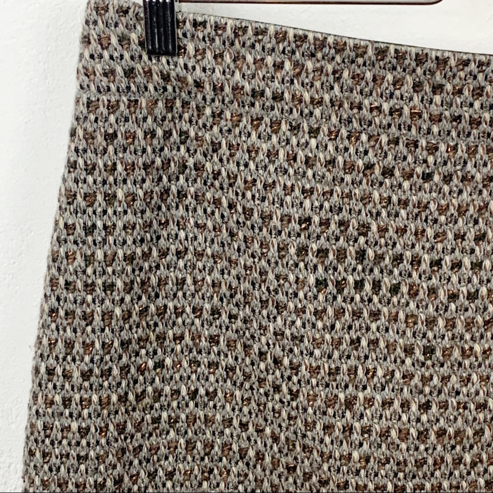 J. Crew Factory Size 8 Timber Tweed Wool Blend Skirt - Picture 3 of 5